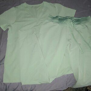 Mandala mint green scrubs